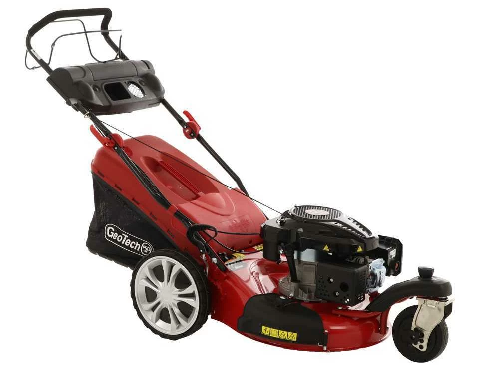 Tondeuse à Gazon Thermique Autotractée GeoTech Pro S53-3 BMSWG L200, Roue Frontale Pivotante