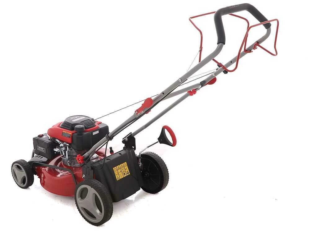 Tondeuse à Gazon Thermique GeoTech Pro S46-140BG - Autotractée 2en1: Ramassage + éjection Arrière – Image 9