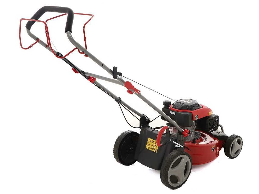 Tondeuse à Gazon Thermique GeoTech Pro S46-140BG - Autotractée 2en1: Ramassage + éjection Arrière – Image 10