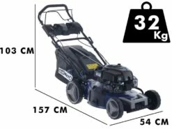 Tondeuse à Gazon Tractée BullMach ACHILLE 51 BS - 4 En 1 - Moteur B&S750EX