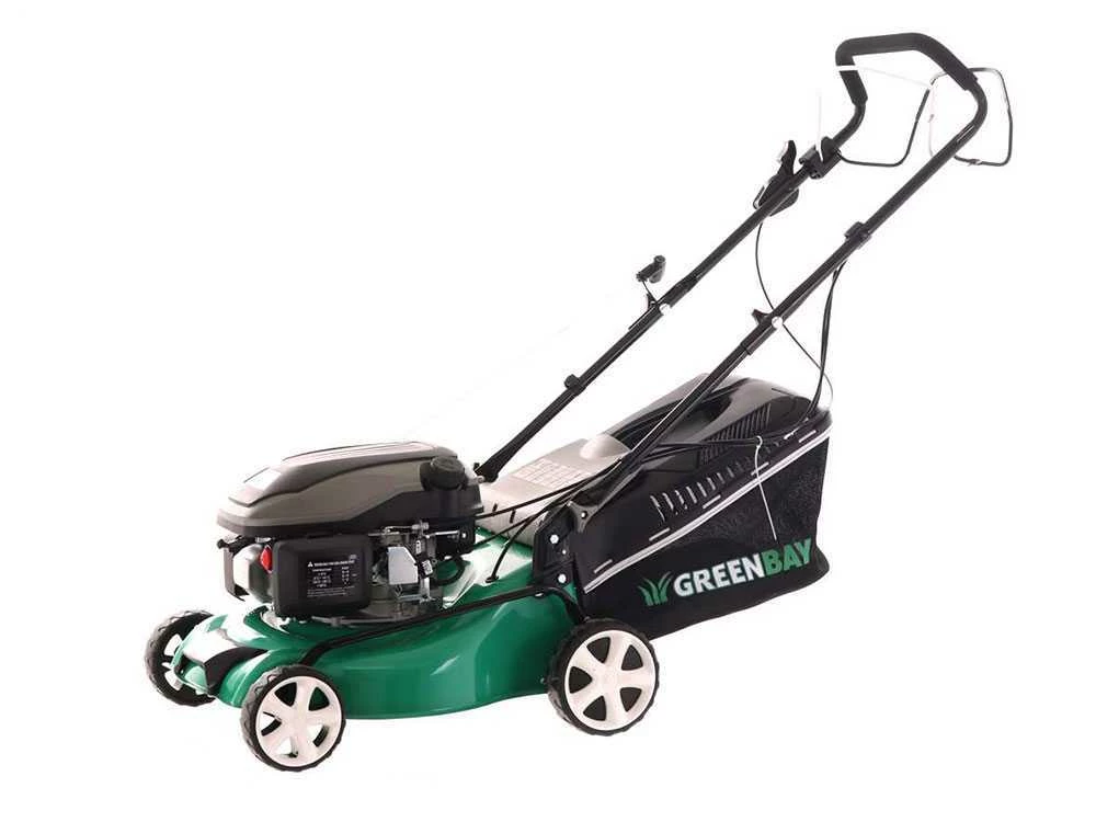 Tondeuse à Gazon Tractée GreenBay GB-LM 42 S - 3 En 1 - Moteur Thermique Y145V OHV De 145cc – Image 8