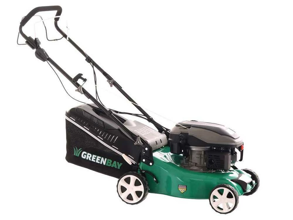 Tondeuse à Gazon Tractée GreenBay GB-LM 42 S - 3 En 1 - Moteur Thermique Y145V OHV De 145cc – Image 12