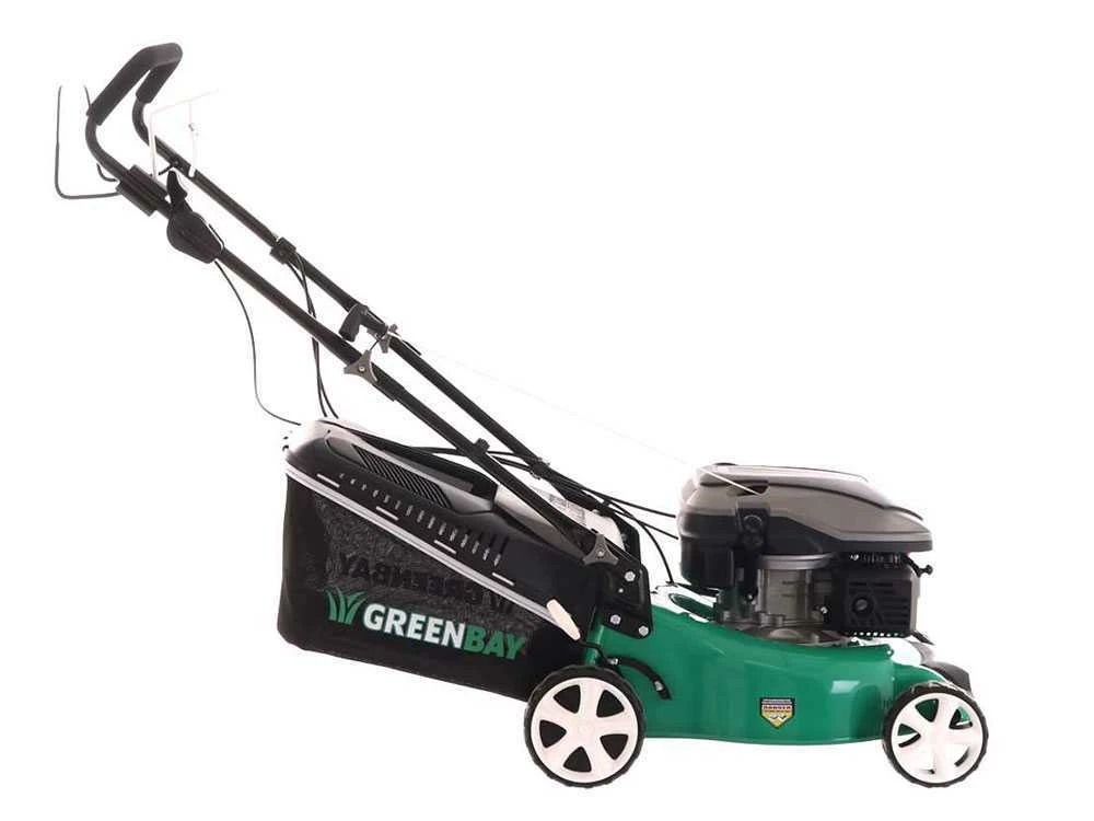 Tondeuse à Gazon Tractée GreenBay GB-LM 42 S - 3 En 1 - Moteur Thermique Y145V OHV De 145cc – Image 13