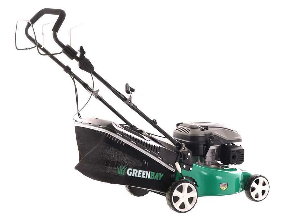 Tondeuse à Gazon Tractée GreenBay GB-LM 42 S - 3 En 1 - Moteur Thermique Y145V OHV De 145cc – Image 14
