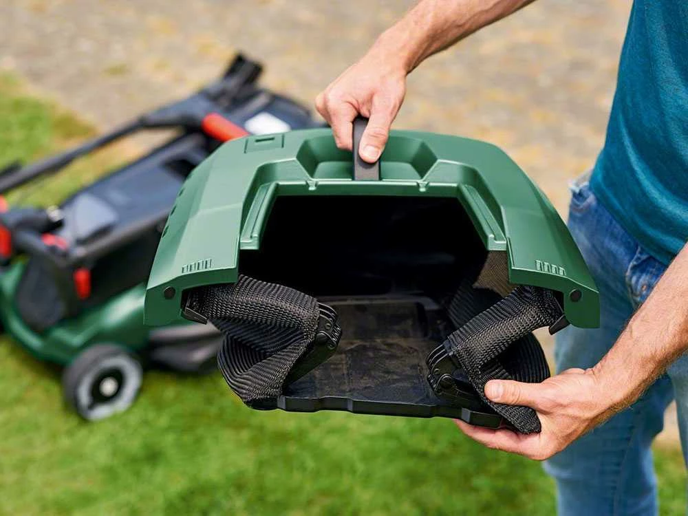 Tondeuse électrique 2 Batteries 2 Ah Au Lithium BOSCH AdvancedRotak 36-660 - Bac De Ramassage – Image 9