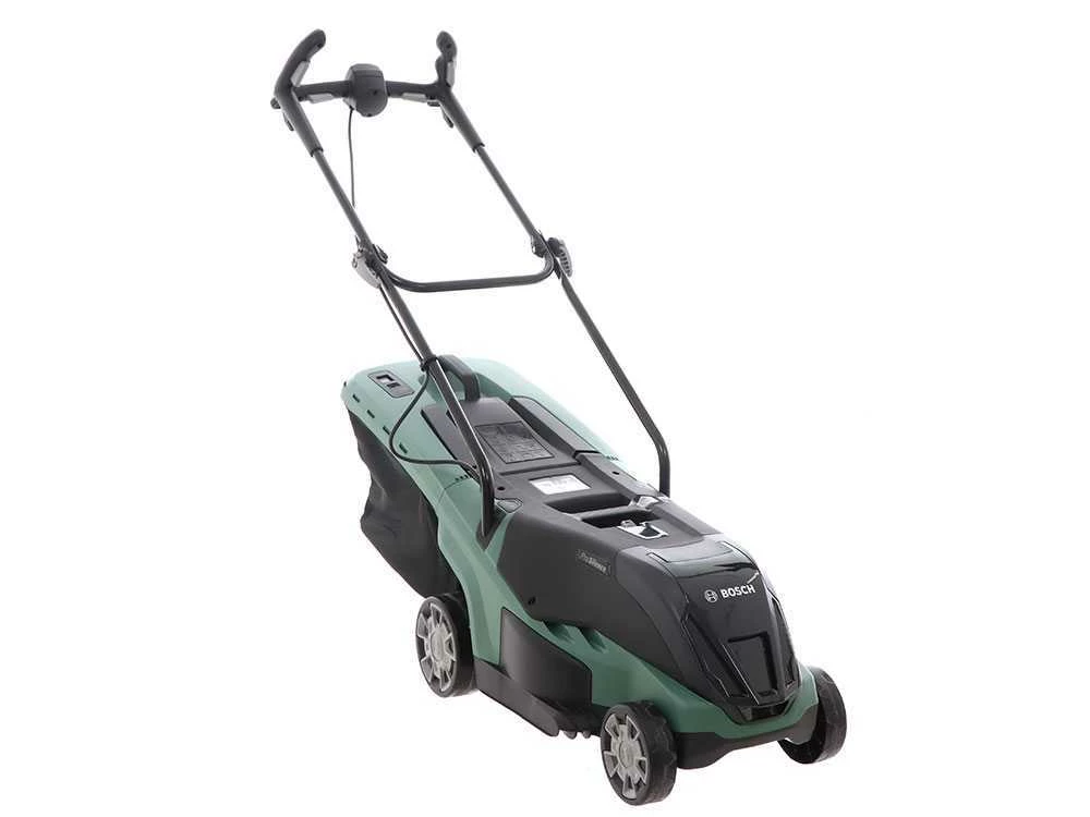 Tondeuse électrique à Batterie 4 Ah Au Lithium BOSCH UniversalRotak 36-550 - Bac De Ramassage