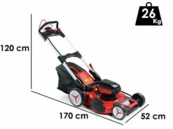 Tondeuse électrique à Batterie Blue Bird LMB40-51S - Lame De 51 Cm - 2 Batteries De 40V/4.0Ah Et Chargeur Inclus