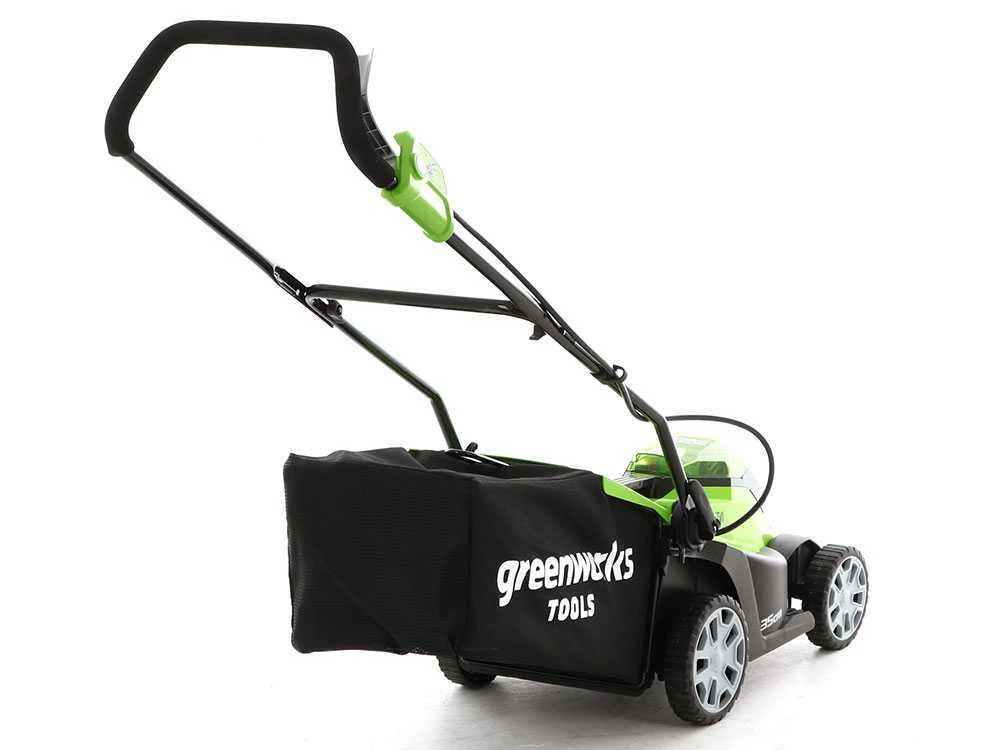 Tondeuse électrique à Batterie Greenworks G40LM35 40V - Cm 35 Tondeuse - SANS BATTERIE ET SANS CHARGEUR – Image 12