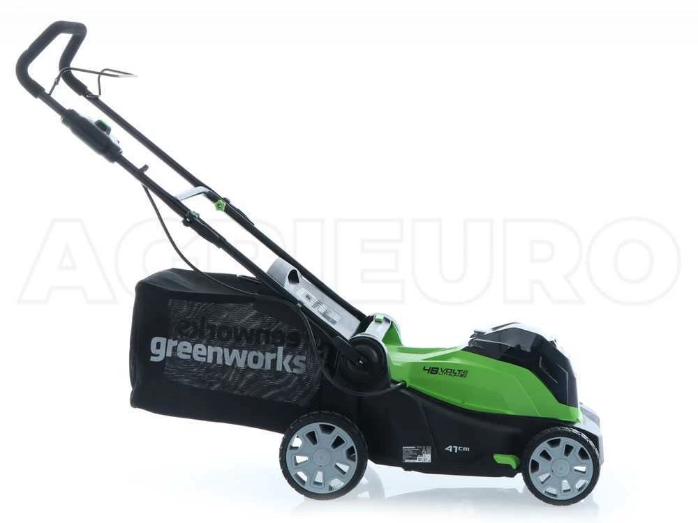 Tondeuse électrique à Batterie Greenworks G48LM41 48V - 41 Cm - SANS BATTERIE NI CHARGEUR – Image 9