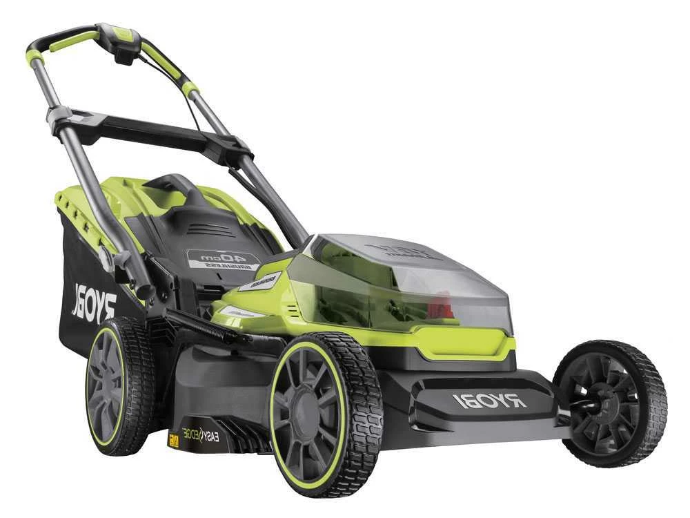 Tondeuse électrique à Gazon Sur Batterie RYOBI RY18LMX40A-240 - 18V - ( 4Ah X2 ) - Bac De 50 L - Coupe De 40 Cm – Image 3