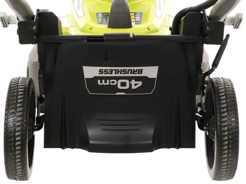 Tondeuse électrique à Gazon Sur Batterie RYOBI RY18LMX40A-240 - 18V - ( 4Ah X2 ) - Bac De 50 L - Coupe De 40 Cm – Image 10