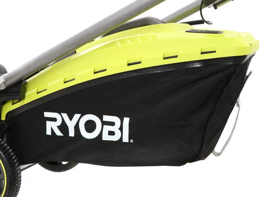 Tondeuse électrique à Gazon Sur Batterie RYOBI RY18LMX40A-240 - 18V - ( 4Ah X2 ) - Bac De 50 L - Coupe De 40 Cm – Image 9