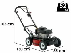 Tondeuse Mulching Marina Systems GRINDER 52 VKW - Avec Moteur Kawasaki FJ180V - Coupe 52cm - Double Lame Mulching