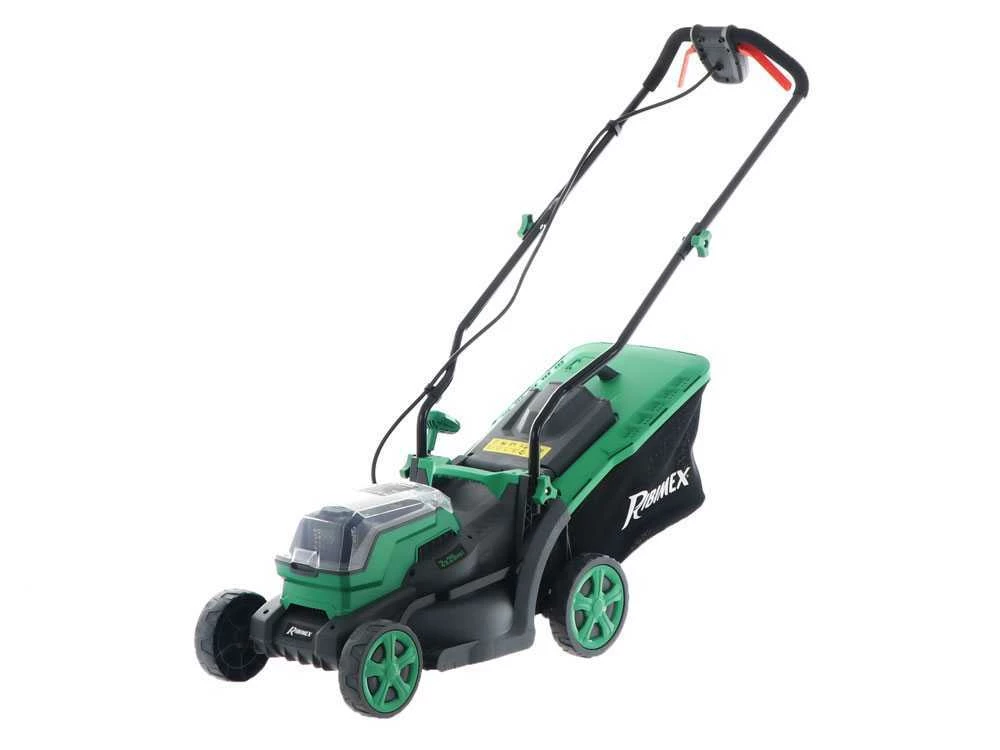 Tondeuse à Poussée à Batterie RIBIMEX PRBAT20-TON33 - Batterie De 20V 4Ah - Largeur De Coupe 34 Cm – Image 3
