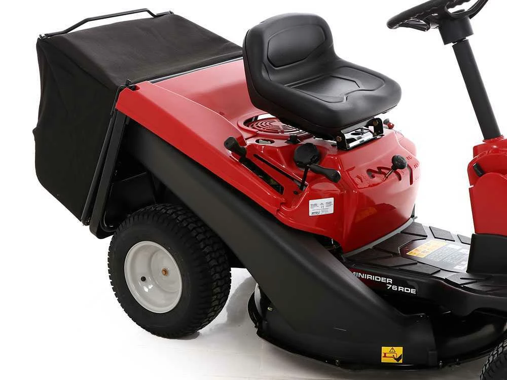 Tondeuse Rider MTD OPTIMA Minirider 76 RDE - Bac De Ramassage Et éjection Latérale – Image 13