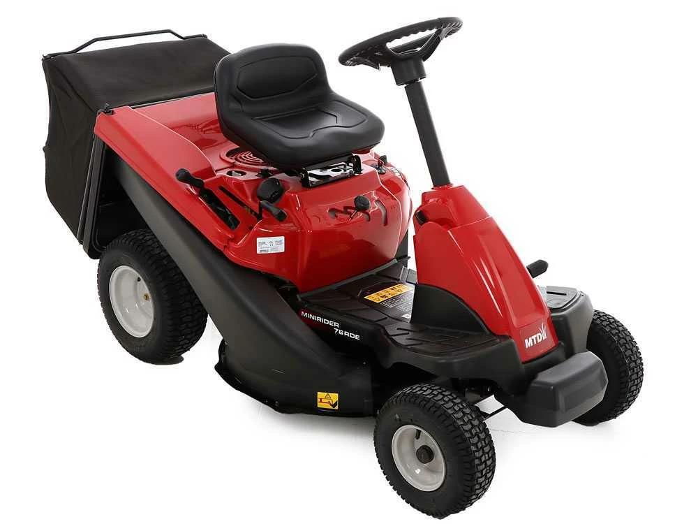 Tondeuse Rider MTD OPTIMA Minirider 76 RDE - Bac De Ramassage Et éjection Latérale – Image 5