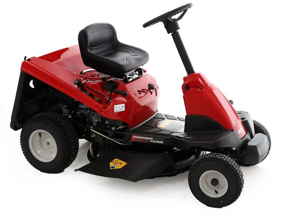 Tondeuse Rider MTD OPTIMA Minirider 76 RDE - Bac De Ramassage Et éjection Latérale – Image 11