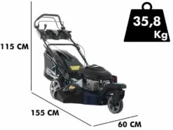 Tondeuse Thermique Autotractée BullMach CERBERO 53 MY22 - Plateau De Coupe De 53 Cm - 4 En 1