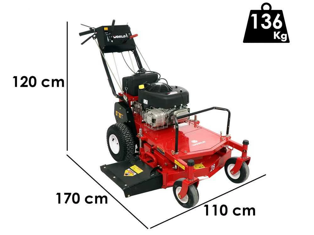 Tondeuse Thermique Blue Bird LM 715 PRO - 2 Lames - Largeur De Coupe 71 Cm