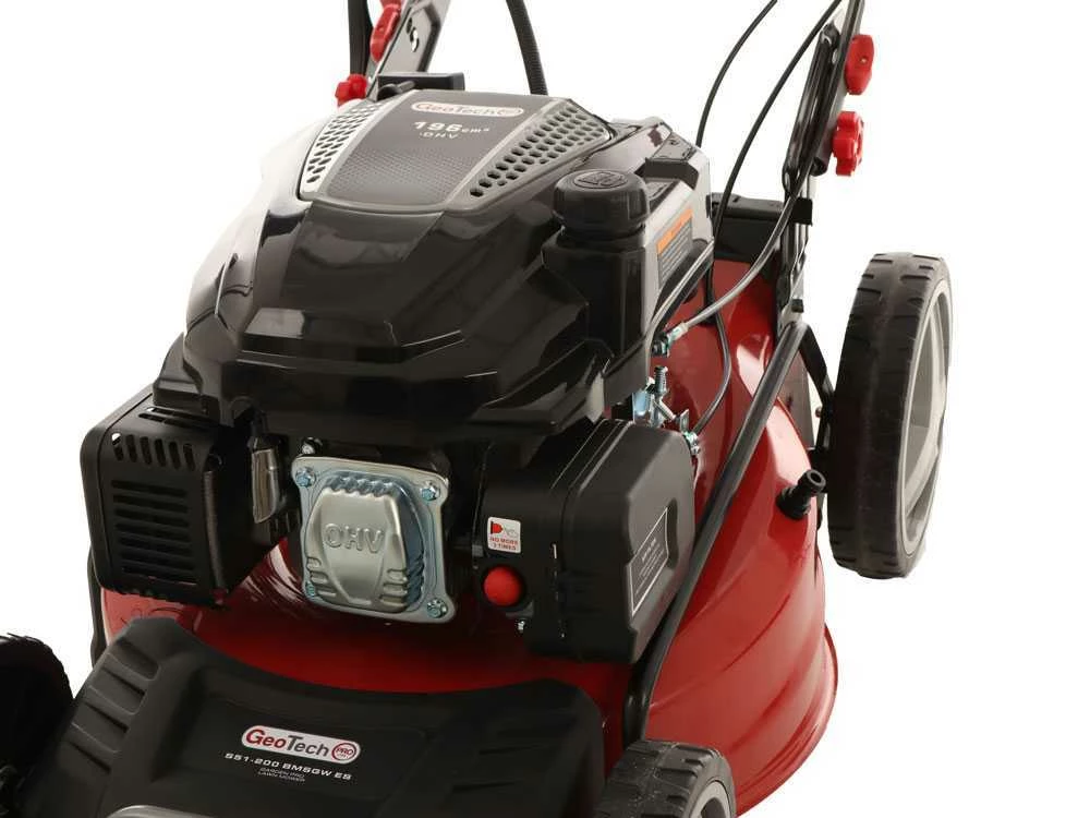 Tondeuse Thermique TractĂ©e Geotech PRO S51-200 BMSGW - 196cc - 4 En1 - Avec Lame De 51cm â Image 16