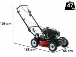 Tondeuse Thermique Tractée GRINDER 52 VH - Avec Moteur Honda GCVx 200 - Coupe 52cm - Double Lame Mulching