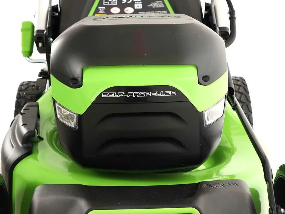 Tondeuse Tractée à Batterie Greenworks GD60LM46SP - 60V/4Ah - 4en1 – Image 20