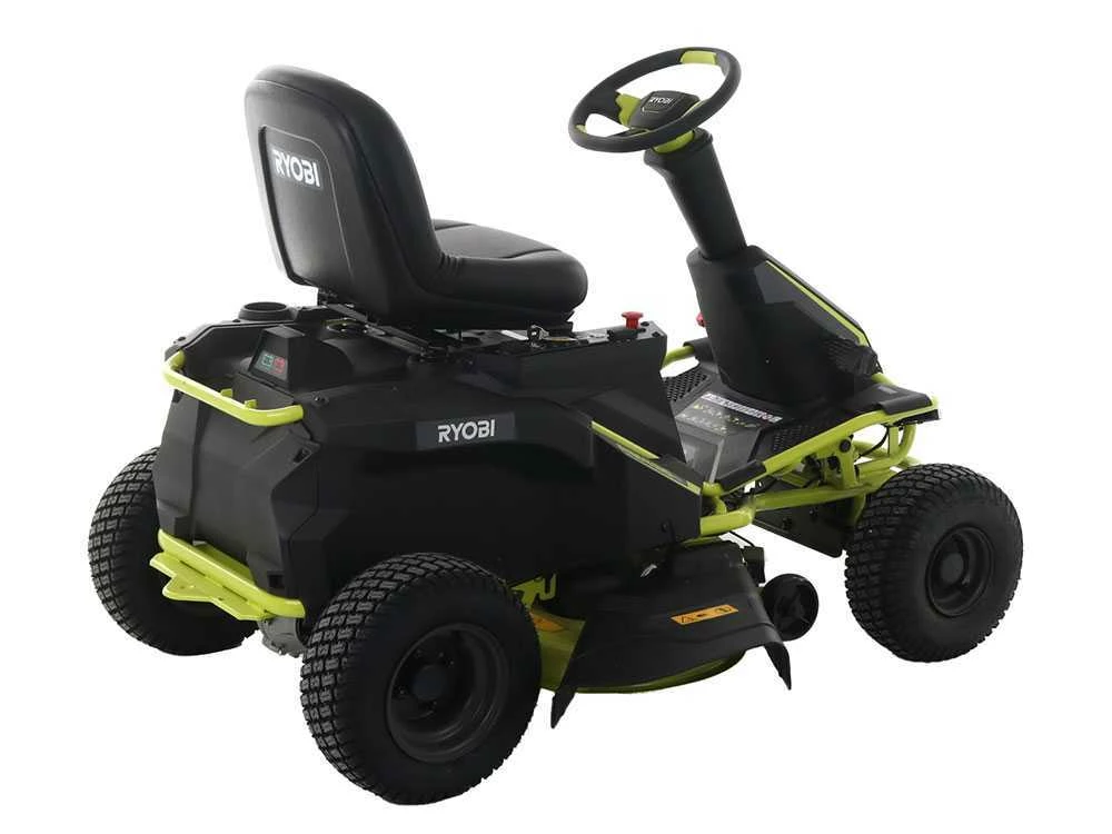 Tracteur Tondeuse à Batterie Ryobi RM480E - Coupe Mulching - Éjection Latérale - 4 X 12V Au Plomb Liquide – Image 11