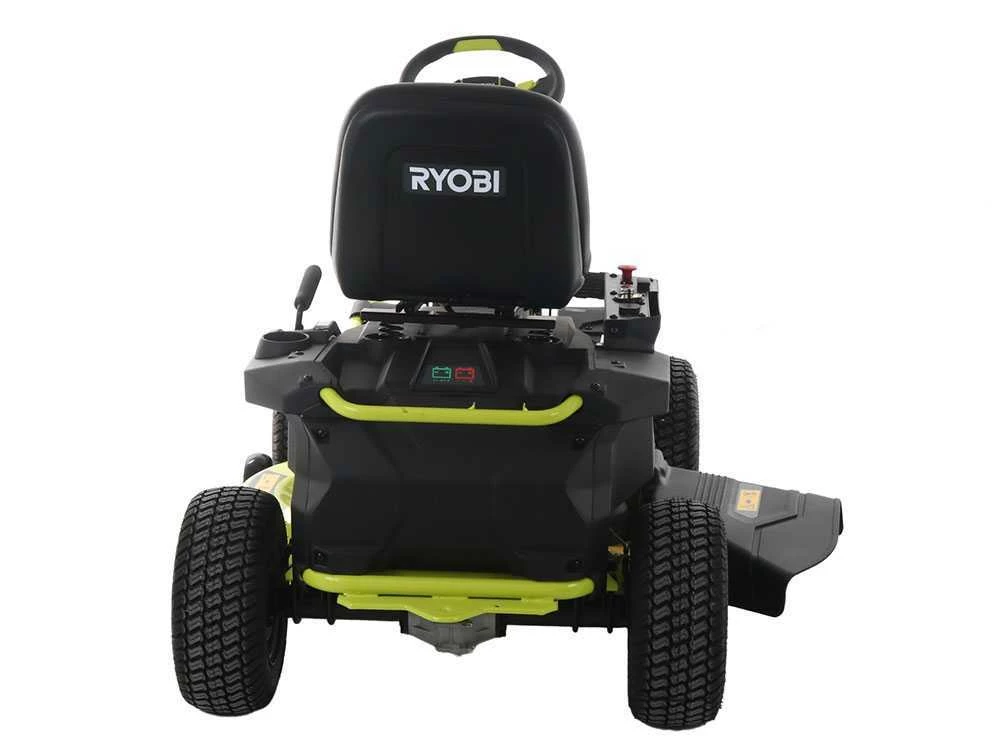 Tracteur Tondeuse à Batterie Ryobi RM480E - Coupe Mulching - Éjection Latérale - 4 X 12V Au Plomb Liquide – Image 15