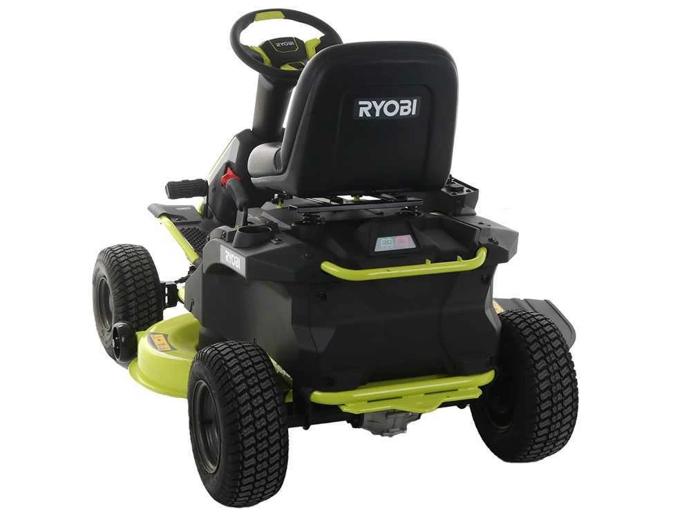 Tracteur Tondeuse à Batterie Ryobi RM480E - Coupe Mulching - Éjection Latérale - 4 X 12V Au Plomb Liquide – Image 16