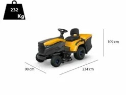 Tracteur Tondeuse à Batterie Stiga Estate 798e - Moteur électrique Stiga - Bac De Ramassage