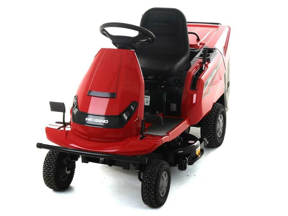 Tracteur Tondeuse à Batterie Weibang WB81EC-B E-rider - Moteur électrique à Batterie 72V/31AH - Coupe De 81cm - 2 En 1 – Image 17