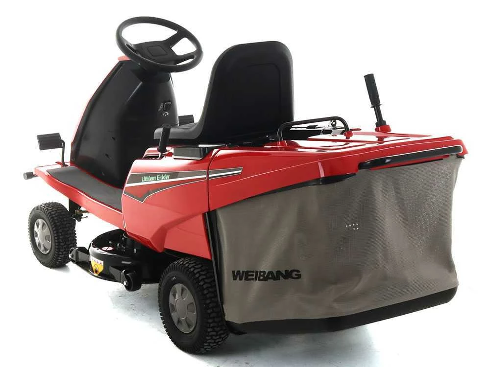 Tracteur Tondeuse à Batterie Weibang WB81EC-B E-rider - Moteur électrique à Batterie 72V/31AH - Coupe De 81cm - 2 En 1 – Image 5