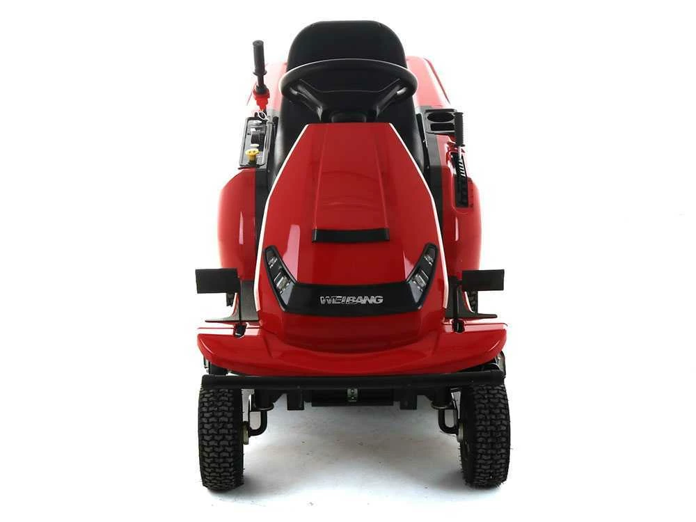 Tracteur Tondeuse à Batterie Weibang WB81EC-B E-rider - Moteur électrique à Batterie 72V/31AH - Coupe De 81cm - 2 En 1 – Image 11