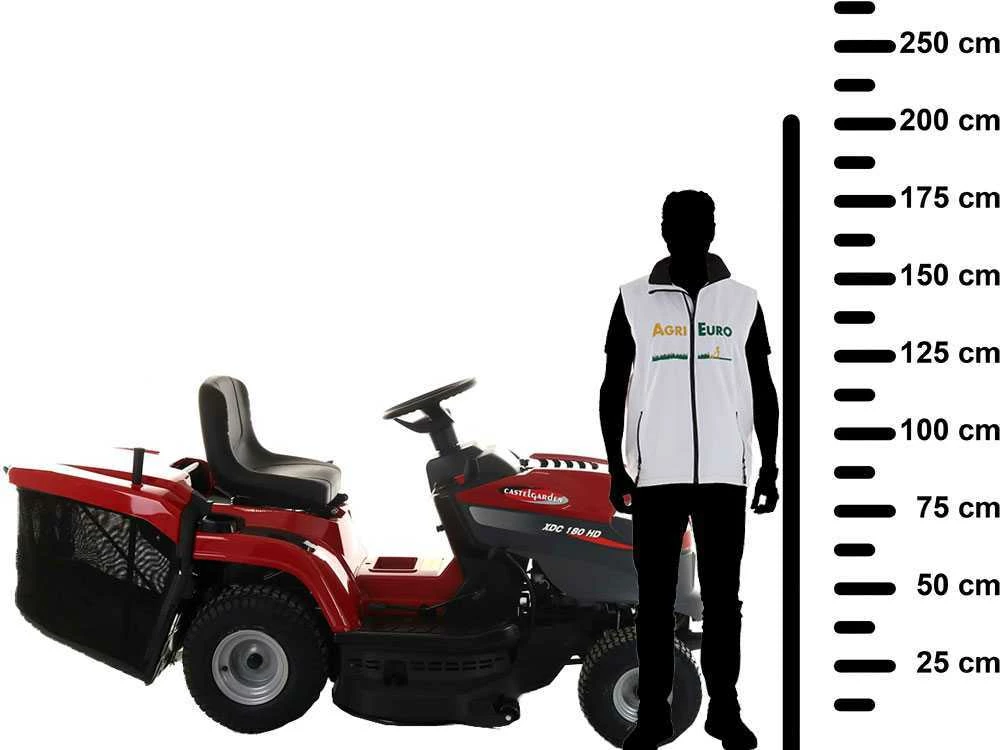 Tracteur Tondeuse CastelGarden XDC 180 HD - Boîte Hydrostatique - Bac De Ramassage – Image 2