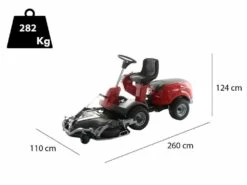 Tracteur Tondeuse à Coupe Frontale Castelgarden XZ4 180 PWX Avec Boîte Hydrostatique - Front Mower - 4X4