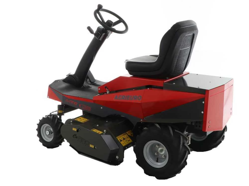 Tracteur Tondeuse électrique CaRINO - Moteur à Batterie 48V/200 Ah - Largeur De Coupe 110 Cm – Image 13