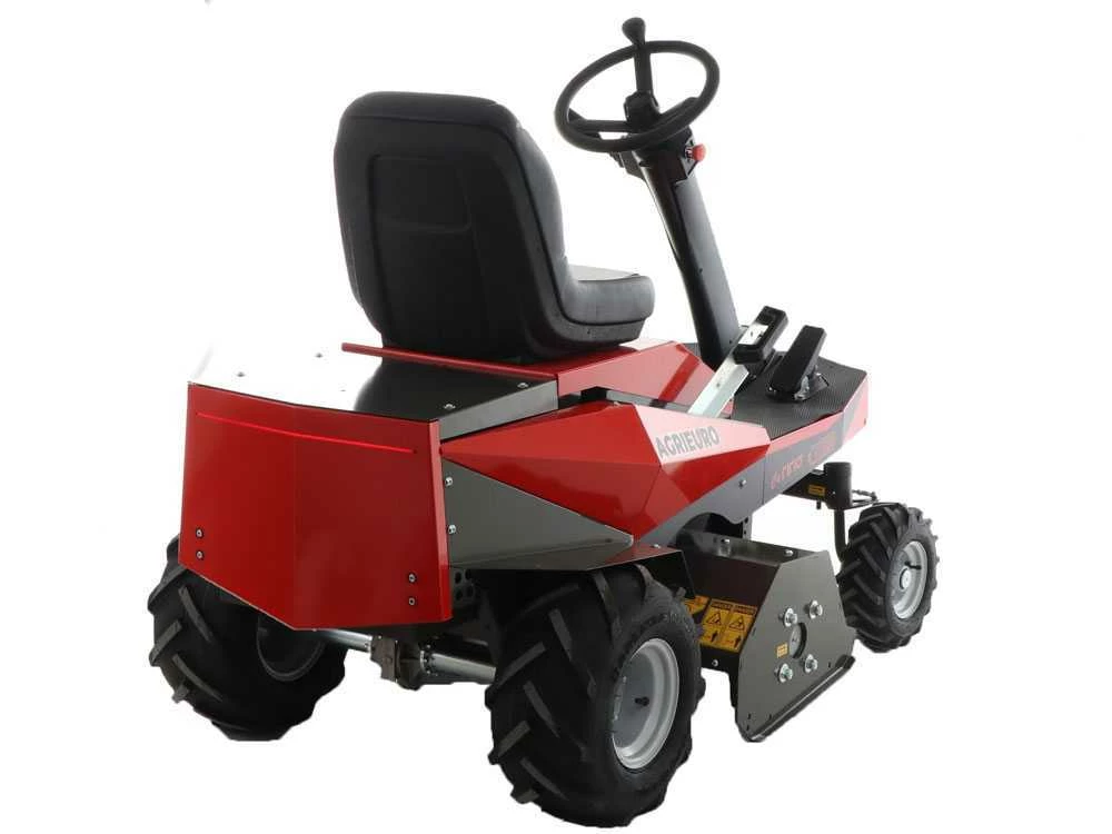 Tracteur Tondeuse électrique CaRINO - Moteur à Batterie 48V/200 Ah - Largeur De Coupe 110 Cm – Image 14