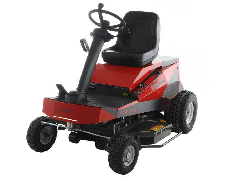 Tracteur Tondeuse électrique CaRINO - Moteur à Batterie 48V/200 Ah - Largeur De Coupe 95 Cm - Roues – Image 7