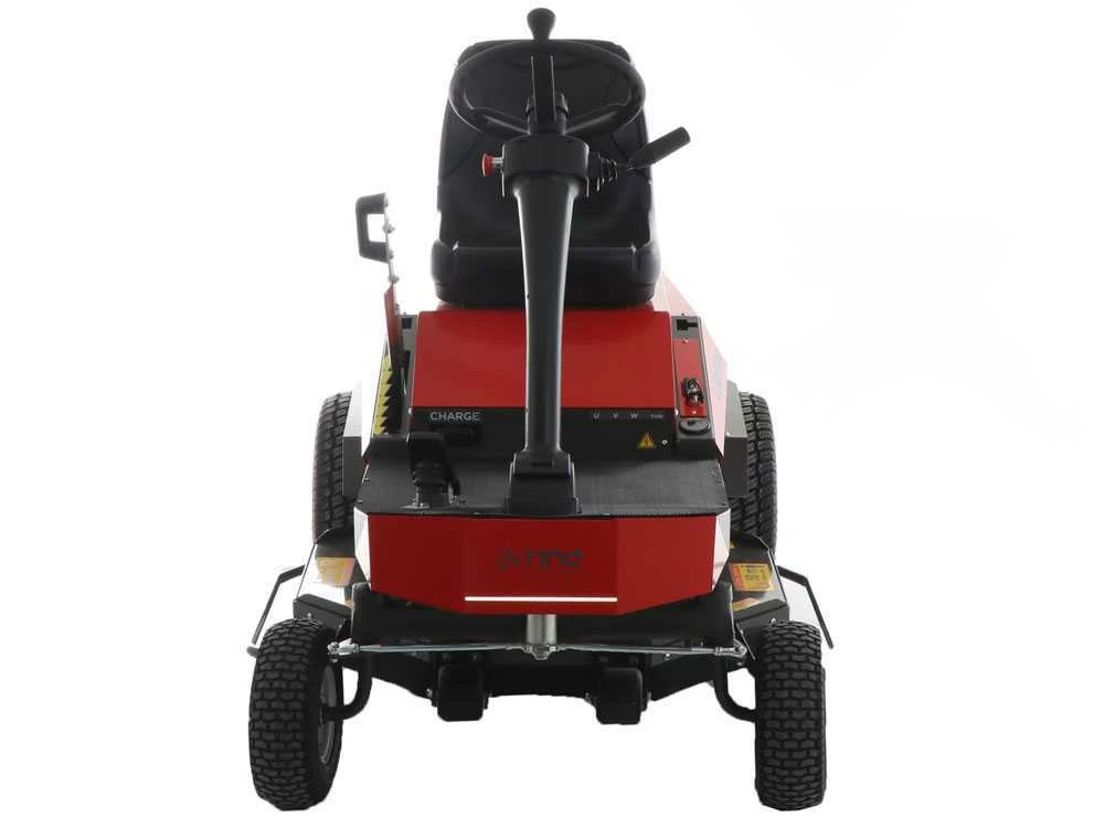 Tracteur Tondeuse électrique CaRINO - Moteur à Batterie 48V/200 Ah - Largeur De Coupe 95 Cm - Roues – Image 11