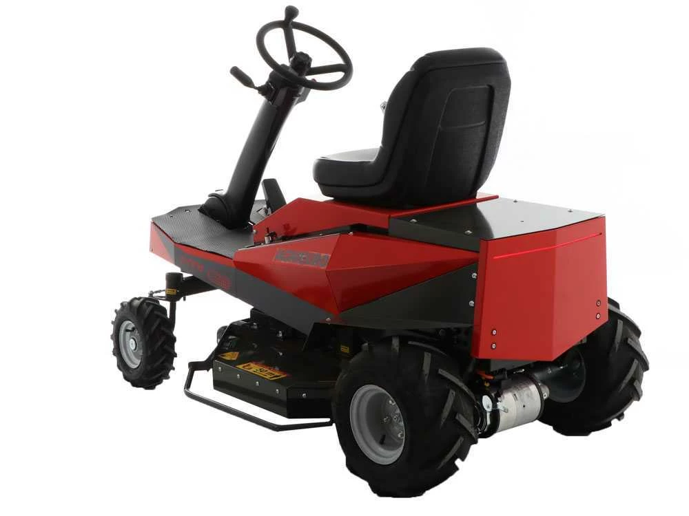 Tracteur Tondeuse électrique CaRINO - Moteur à Batterie 48V/200 Ah - Largeur De Coupe 95 Cm - Roues Tractor – Image 4