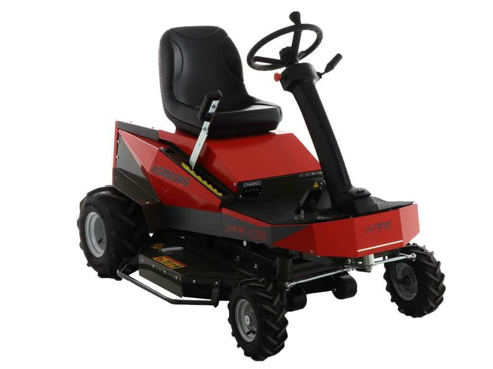 Tracteur Tondeuse électrique CaRINO - Moteur à Batterie 48V/200 Ah - Largeur De Coupe 95 Cm - Roues Tractor – Image 10