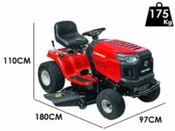 Tracteur Tondeuse MTD Bronco 107T-S Troy Bilt - Transmission Continue CVT - éjection Latérale