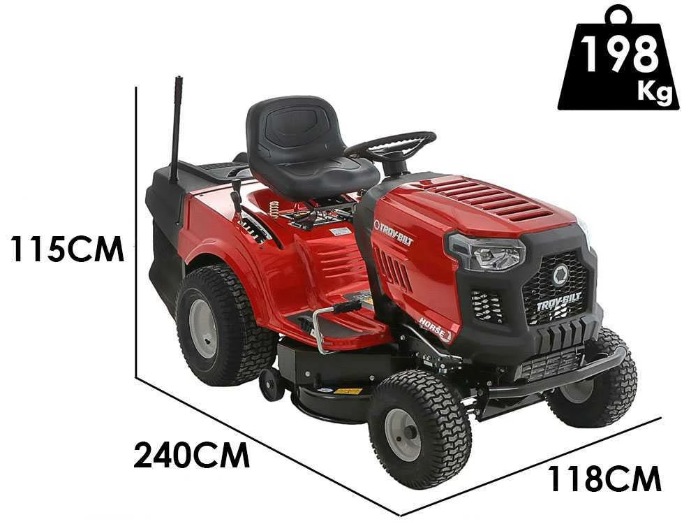Tracteur Tondeuse MTD Horse 105T-R Troy Bilt - Boîte Hydrostatique - Bac De Ramassage